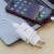 Сетевое зарядное устройство HOCO C12Q Smart 1xUSB, 3A, 18W, белый