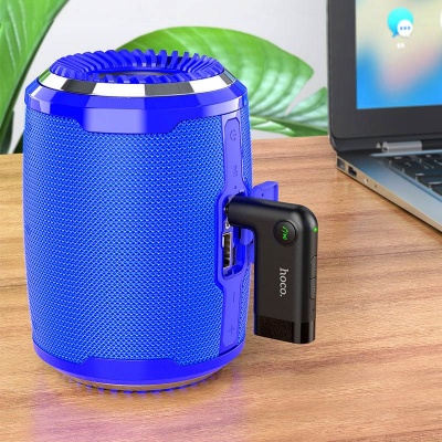Автомобильный Bluetooth-приемник HOCO E53 Dawn sound, 145 мАч, Bluetooth, черный