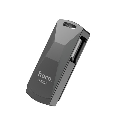 USB флеш-накопитель HOCO UD5 Wisdom, USB 3.0, 64GB, серебристый
