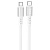 Кабель USB-C HOCO X85 Strength Type-C - Type-C, 60W, 1 м, белый