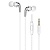Проводные наушники HOCO M71 Inspiring, Jack 3.5mm, 1.2 м, белый