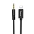 Аудиокабель HOCO UPA13 AUX Jack 3,5 (m) - Lightning (m), 1 м, черный