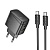 Сетевое зарядное устройство HOCO CS61A Bright 1xUSB + 1xUSB-C с Кабелем Type-C - Type-C, 3A, 30W, черный оптом Сетевое зарядное устройство HOCO CS61A Bright 1xUSB + 1xUSB-C с Кабелем Type-C - Type-C, 3A, 30W, черный