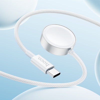 Зарядное устройство HOCO CW59 для Apple Watch с Кабелем Type-C, 2.5W, белый