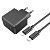 Сетевое зарядное устройство HOCO CS13A Ocean 1xUSB-C с Кабелем Type-C - Lightning, 20W, черный оптом Сетевое зарядное устройство HOCO CS13A Ocean 1xUSB-C с Кабелем Type-C - Lightning, 20W, черный