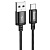 Кабель USB HOCO X89 Wind USB - Type-C, 3A, 1 м, черный