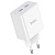 Сетевое зарядное устройство HOCO C108A Leader 2xUSB-C, 3.0A, 35W, белый