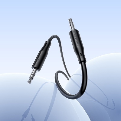 Аудиокабель BOROFONE BL26 Standard AUX Jack 3,5 (m) - Jack 3,5 (m), 1 м, черный