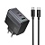 Сетевое зарядное устройство HOCO CS75A Star 1xUSB + 2xUSB-C с Кабелем Type-C - Type-C, 70W, черный оптом Сетевое зарядное устройство HOCO CS75A Star 1xUSB + 2xUSB-C с Кабелем Type-C - Type-C, 70W, черный