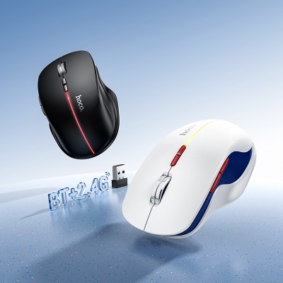 Мышь беспроводная HOCO GM40 Dixon, Bluetooth, белый
