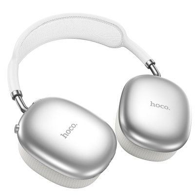 Беспроводные наушники накладные HOCO W55 Pleasing, Bluetooth, серебристый