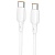Кабель USB-C BOROFONE BX93 Super power Type-C - Type-C, 3A, 100W, 1 м, белый