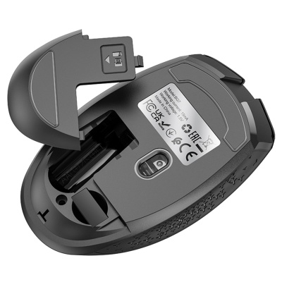 Мышь беспроводная BOROFONE BG7 Platinum, Bluetooth, черный