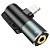 Переходник/Адаптер HOCO LS32 digital Lightning (m) - Jack 3,5 (f), серый металлик