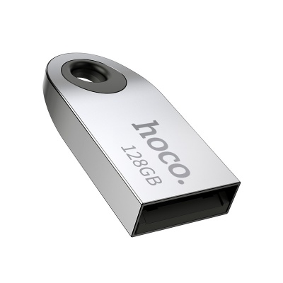 USB флеш-накопитель HOCO UD9 Insightful, USB 2.0, 128GB, серебристый