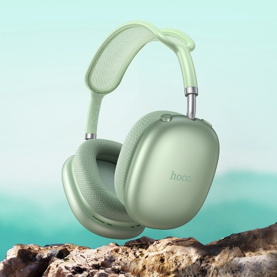 Беспроводные наушники накладные HOCO W55 Pleasing, Bluetooth, зеленый