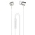 Проводные наушники HOCO M42 Ice rhyme, Jack 3.5mm, 1.2 м, серебристый