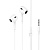 Проводные наушники BOROFONE BM30 Max Acoustic, Jack 3.5mm, 1.2 м, белый
