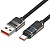 Кабель USB HOCO U137 Line USB - Type-C, 5A, 66W, 1.2 м, черный