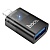 Переходник/Адаптер HOCO UA36 Lightning (m) - USB (f), черный оптом Переходник/Адаптер HOCO UA36 Lightning (m) - USB (f), черный