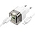 Сетевое зарядное устройство HOCO C131A Platinum 1xUSB + 1xUSB-C с Кабелем Type-C - Lightning, 3A, 30W, прозрачный черный оптом Сетевое зарядное устройство HOCO C131A Platinum 1xUSB + 1xUSB-C с Кабелем Type-C - Lightning, 3A, 30W, прозрачный черный