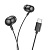 Проводные наушники BOROFONE BM77 Ascending, Type-C, 1.2 м, черный