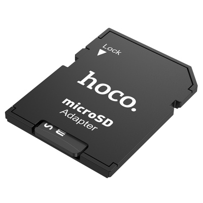 Переходник/Адаптер HOCO HB22 Card reader SD - TF, черный