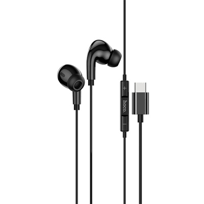 Проводные наушники HOCO M83 Type-C Original, Type-C, 1.2 м, черный
