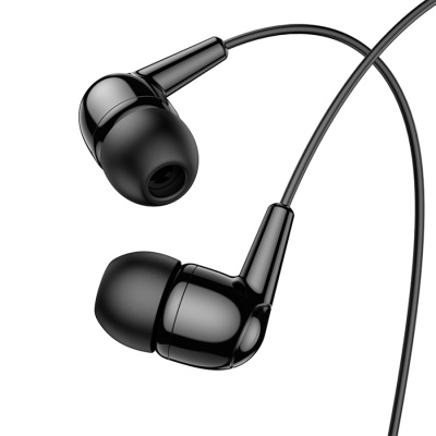 Проводные наушники HOCO M97 Enjoy, Jack 3.5mm, 1.2 м, черный