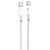 Кабель USB-C HOCO X70 Ferry Type-C - Type-C, 3A, 60W, 1 м, белый