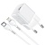 Сетевое зарядное устройство HOCO N10 Starter 1xUSB-C с Кабелем Type-C - Lightning, 3.0A, 20W, белый