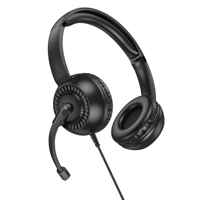 Проводные наушники HOCO W112 Pure, Jack 3.5mm, 1.8 м, черный