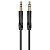 Аудиокабель BOROFONE BL16 AUX Jack 3,5 (m) - Jack 3,5 (m), 1 м, черный