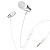 Проводные наушники BOROFONE BM38 Bright, Jack 3.5mm, 1.2 м, белый