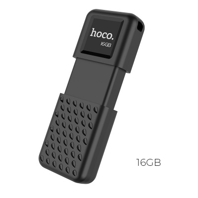 USB флеш-накопитель HOCO UD6, USB 2.0, 16GB, матовый черный