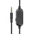 Проводные наушники HOCO W103 Magic, Jack 3.5mm+AUX, 1.2 м, черный