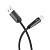 Кабель USB HOCO U35 Space shuttle USB - Type-C, 2.4А, 1.2 м, черный