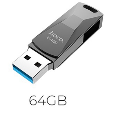 USB флеш-накопитель HOCO UD5 Wisdom, USB 3.0, 64GB, серебристый