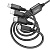Кабель USB HOCO X76 4 в 1 USB - 2xType-C + MicroUSB + Lightning, 2А, 1 м, черный