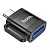 Переходник/Адаптер HOCO UA31C Type-C (m) - USB (f), черный оптом Переходник/Адаптер HOCO UA31C Type-C (m) - USB (f), черный