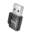 Переходник/Адаптер HOCO UA31D USB (m) - Type-C (f), черный