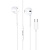 Проводные наушники BOROFONE BM60 Type-C Original, Type-C, 1.2 м, белый