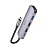 USB HUB разветвитель HOCO HB27 5 в 1 Type-C (m) - USB3.0 + 2xUSB2.0 + Type-C PD + HDMI, 14 см, серый металлик оптом USB HUB разветвитель HOCO HB27 5 в 1 Type-C (m) - USB3.0 + 2xUSB2.0 + Type-C PD + HDMI, 14 см, серый металлик