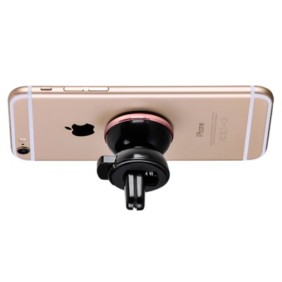 Автомобильный держатель HOCO CA3 Outlet, магнитный, на воздуховод, черный+серый