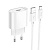 Сетевое зарядное устройство HOCO C109A Fighter 1xUSB с Кабелем USB - Type-C, 2.1A, 10.5W, белый оптом Сетевое зарядное устройство HOCO C109A Fighter 1xUSB с Кабелем USB - Type-C, 2.1A, 10.5W, белый