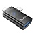 Переходник/Адаптер HOCO UA36E Type-C (m) / Lightning (m) - USB (f), черный оптом Переходник/Адаптер HOCO UA36E Type-C (m) / Lightning (m) - USB (f), черный