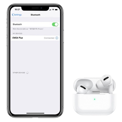 Беспроводные наушники TWS HOCO EW04 Plus, Bluetooth, белый