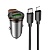 Автомобильное зарядное устройство HOCO NZ16A Rigorous, 1xUSB + 1xUSB-C с Кабелем Type-C - Lightning, 43W, серый металлик оптом Автомобильное зарядное устройство HOCO NZ16A Rigorous, 1xUSB + 1xUSB-C с Кабелем Type-C - Lightning, 43W, серый металлик