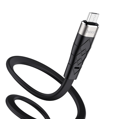 Кабель USB HOCO X53 Angel USB - MicroUSB, 2.4А, 1 м, черный