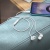 Проводные наушники HOCO M98 Delighted, Jack 3.5mm, 1.2 м, серебристый